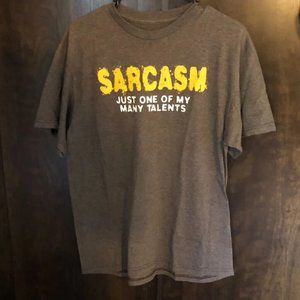 Sarcasm Just One of My Talents Brown L Men's T-Shirt